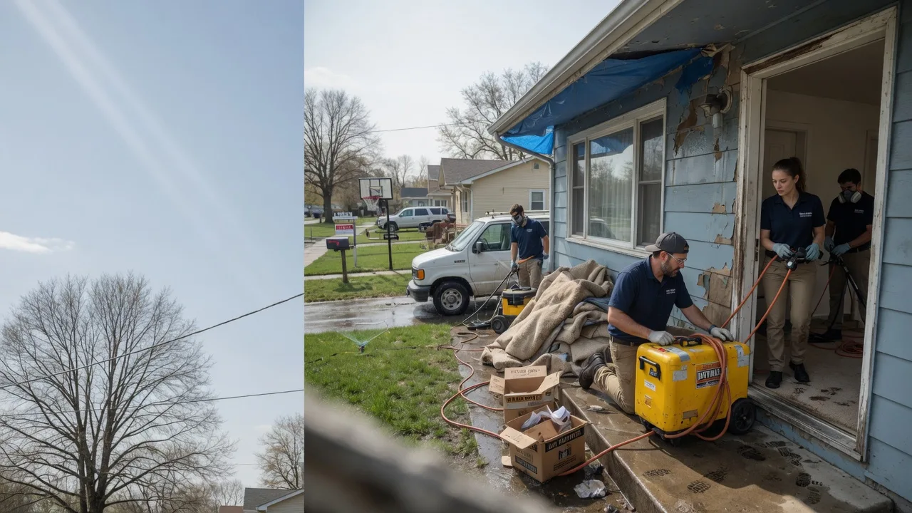 Basement Flood Cleanup in Madison, IL near me